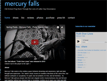 Tablet Screenshot of mercuryfallsmusic.com